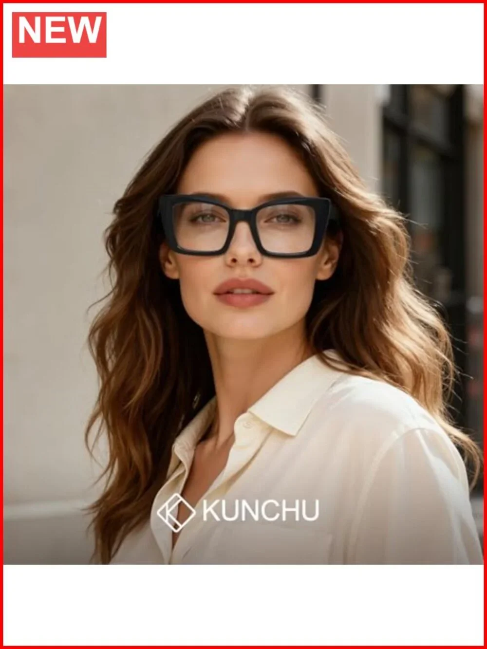 Oversized Square Reading Glasses 3 Pack Blue Light Blocking Spring Hinge Readers